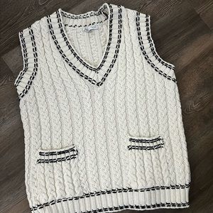 Zara knitted sweater vest